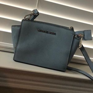 Light Blue Michael Kors Cross body USED